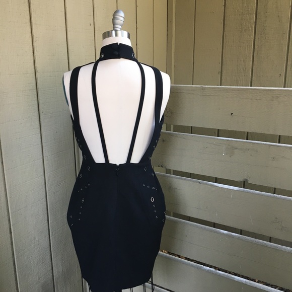 NWOT Nasty Gal Ace in Hole Halter Mini Dress - Picture 8 of 9